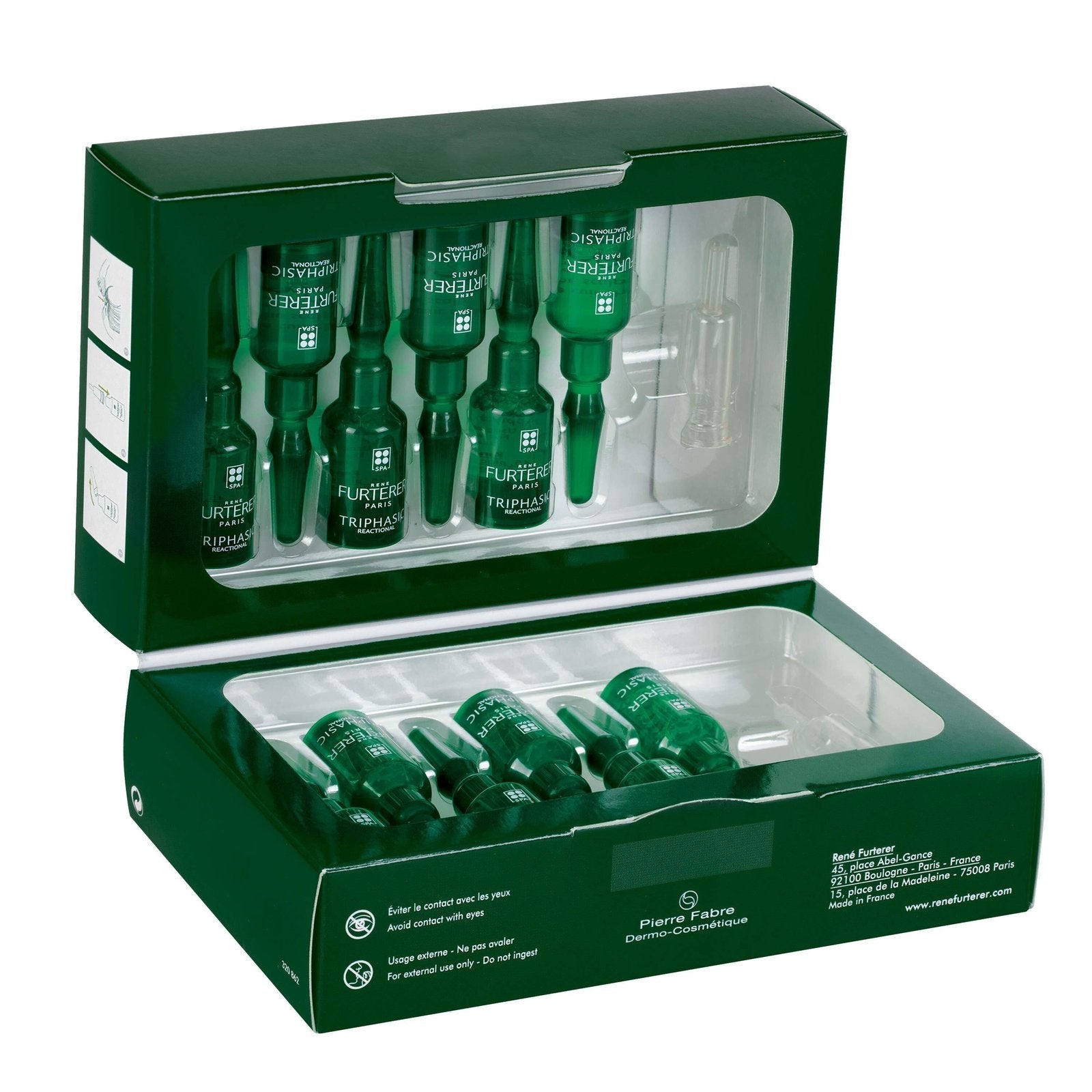 René Furterer Triphasic Reactional Anti Hair Loss Serum 12 x 5 ml (12 x 0.17 fl oz)