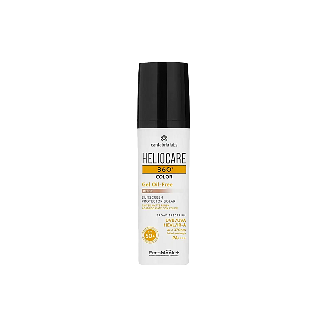 Heliocare 360 Color Gel Oil-Free SPF50+ Beige 50ml (1.69 fl oz)