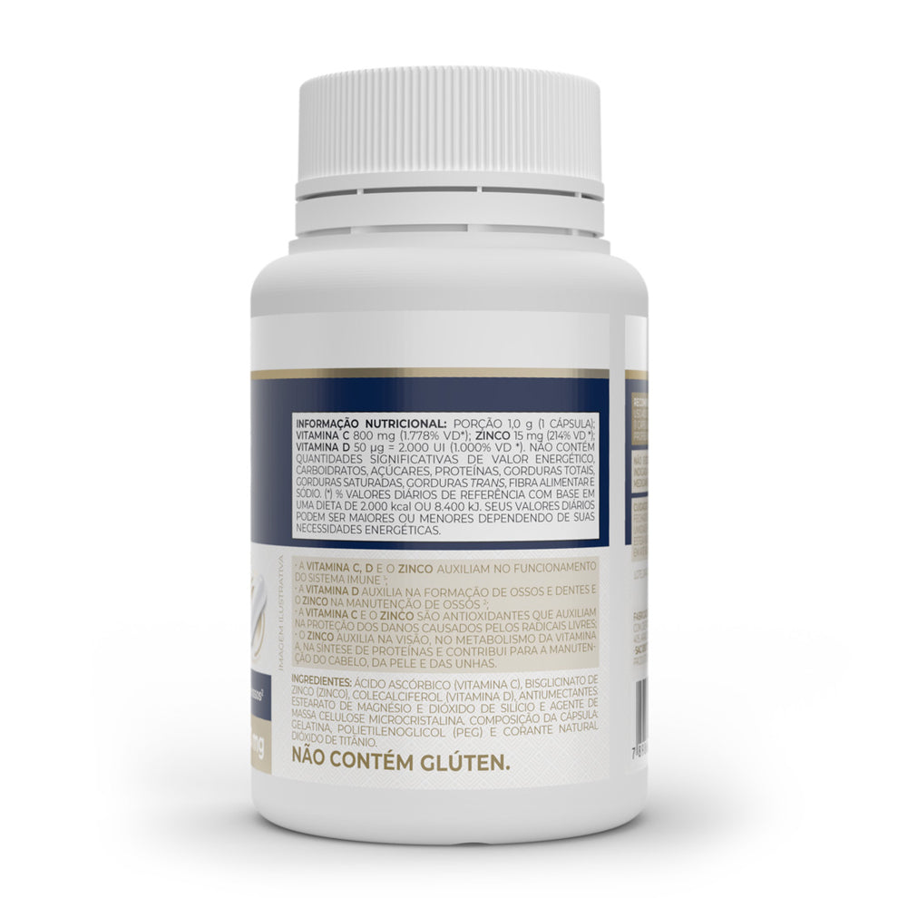 Vita D3 + C + Zinc - 60 capsules - Vitafor
