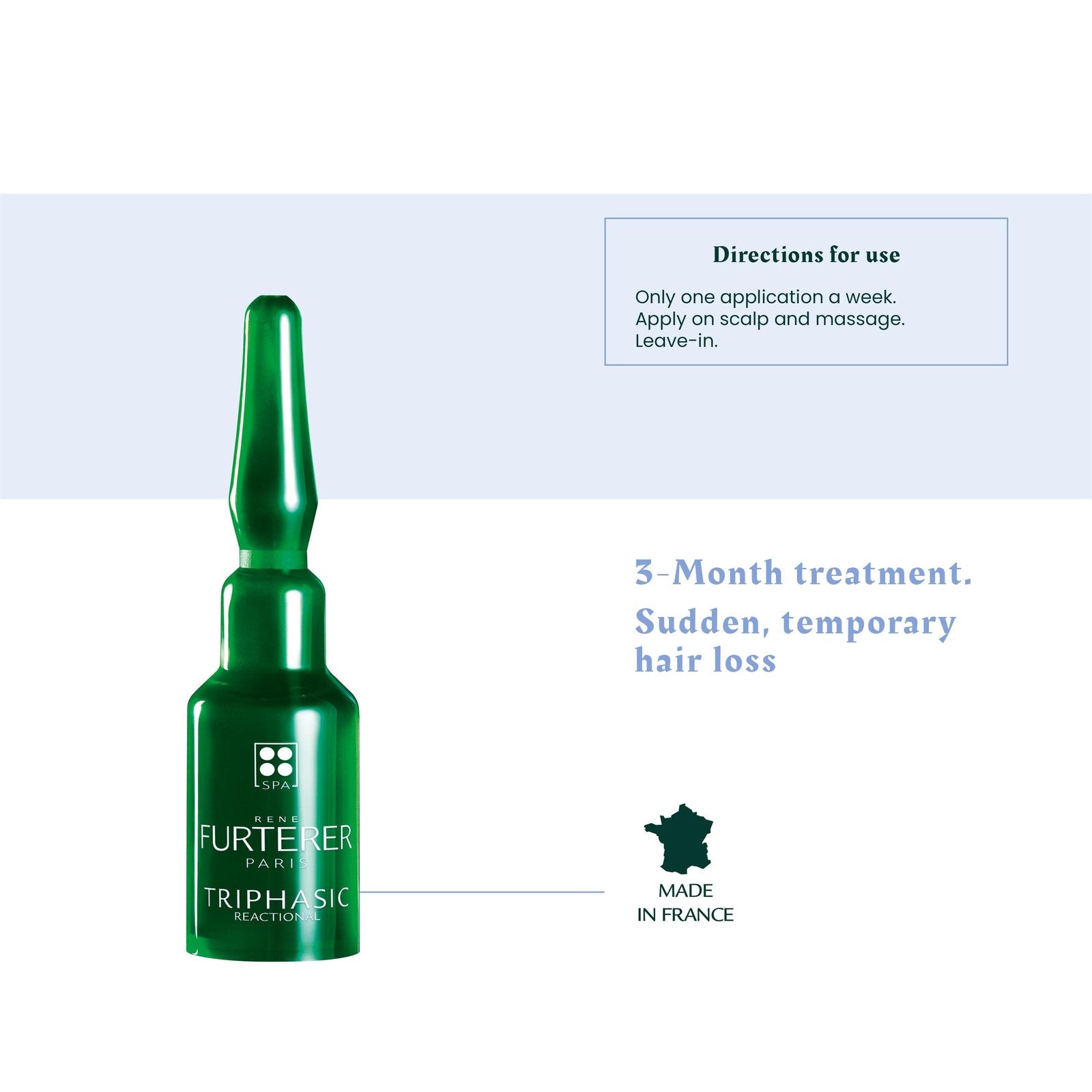 René Furterer Triphasic Reactional Anti Hair Loss Serum 12 x 5 ml (12 x 0.17 fl oz)