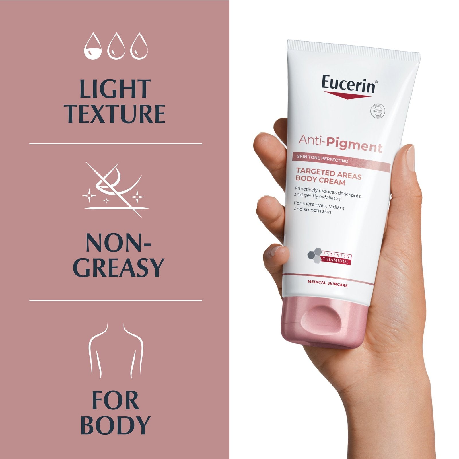 Eucerin Anti-Pigment Körpercreme für gezielte Bereiche, 200 ml (6,76 fl oz)