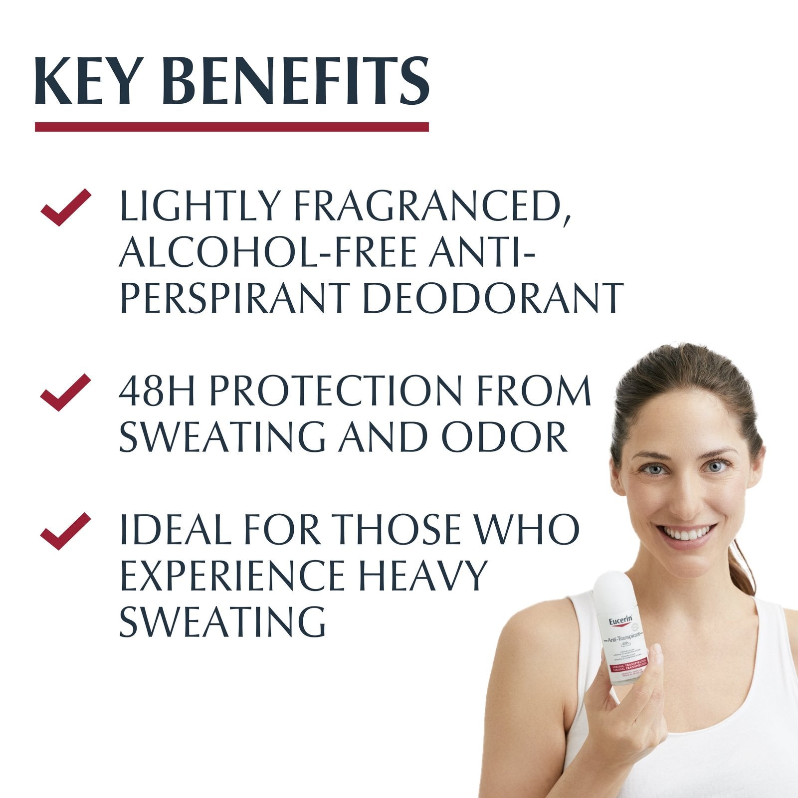 Eucerin Anti-Traspirante 48h Roll-on 50ml (1.69 fl oz)